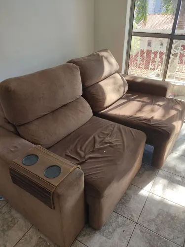 Sofá reclinável