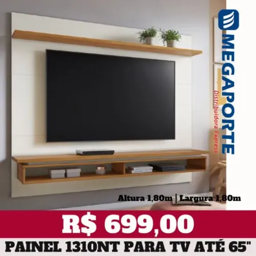 Painel 1,80m para TV até 65 Polegadas (NOVO) Entrega Grátis!