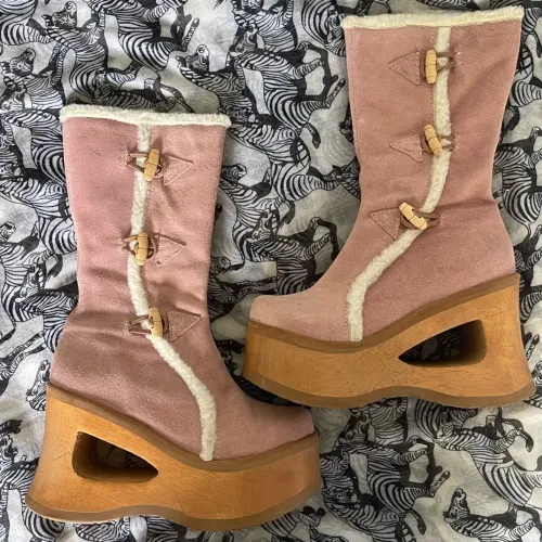 Bota plataforma mormaii y2k