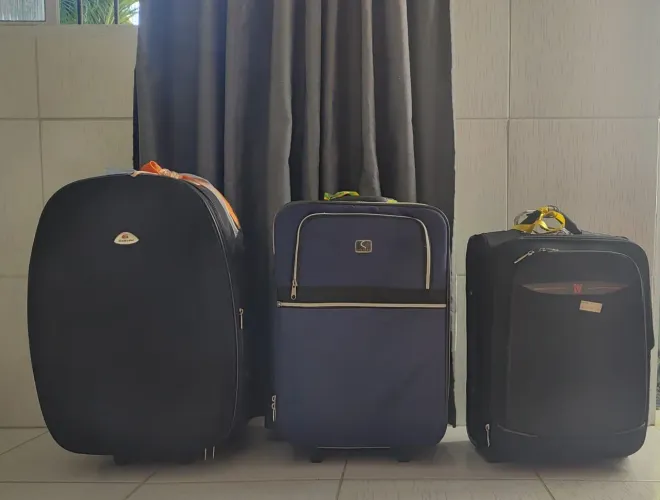 Mala para viagem semi novas