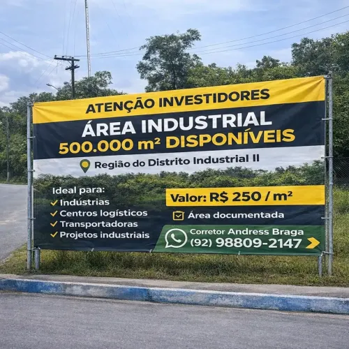 TERRENO para venda possui 500.000 metros quadrados em Distrito Industrial I - Manaus - AM