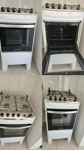 Fogão 4 bocas branco