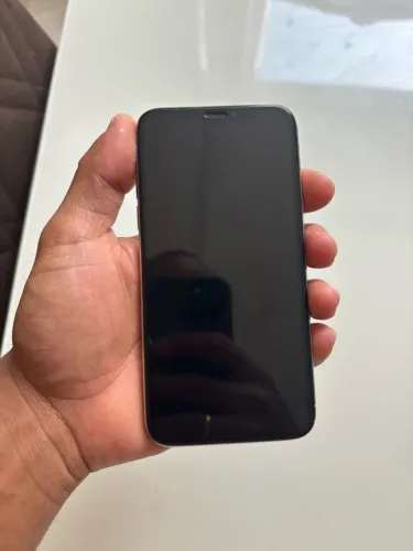 iPhone X 256GB Branco (Silver) - Bateria 100% - Detalhe Face ID e Câmera Frontal
