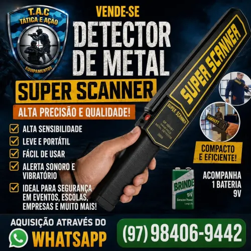 Detector de metal (Super scanner)