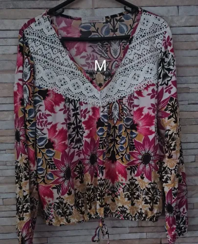 Blusa de Tecido Estampado