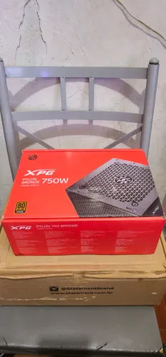 Caixa vazia fonte xpg 750w bronze