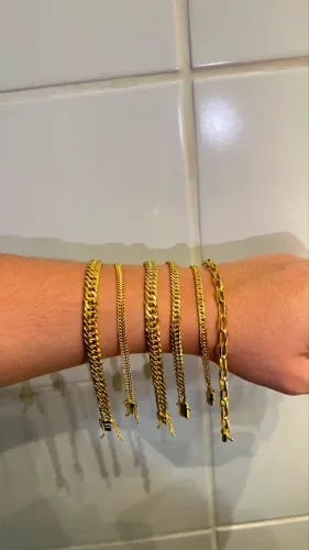 pulseiras banhadas com ouro 18k