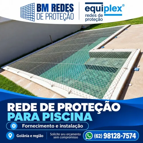 Fornecimento e instalação de redes de proteção