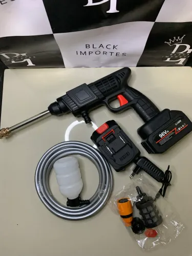 Lavadora De Alta Pressão Portátil Sem Fio 96V + Maleta e 2 Baterias (Nova)