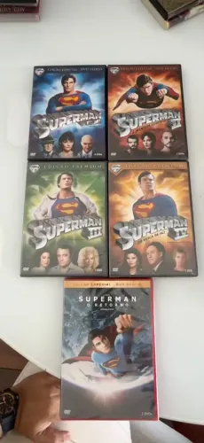 Coleção Superman Clássica (5 DVDs Originais) - Quase Tudo Lacrado!