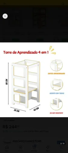 Cadeira/Mesa Infantil