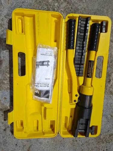 Alicate hidraulico crimpador de terminais
