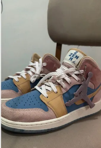 Air Jordan 1 Mid GS Zen tamanho 37/38