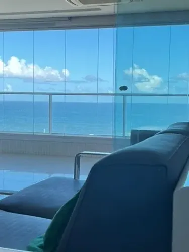 Pituba 1/4 e sala 55m2 Vista Mar Deslumbrante