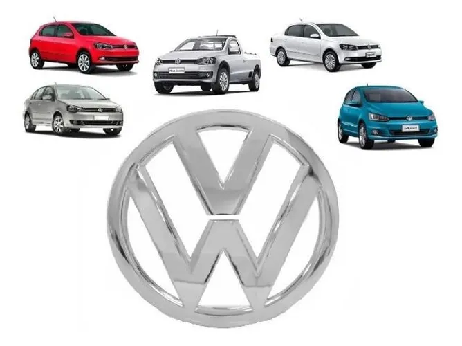 Emblema Grade Radiador Gol Voyage Fox Saveiro G6 Polo 2012