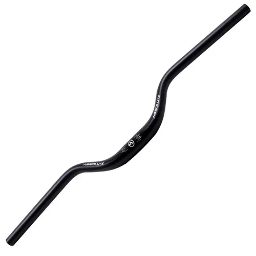 Guidão Bike MTB Absolute HB001 em Alumínio 720mm 31.8mm Curvo Altura 60mm Cor Preto 8019