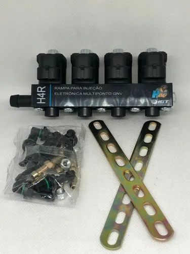 Flauta Bico Injetor Gnv  Igt Hercules H4r (rampa De Injeção)