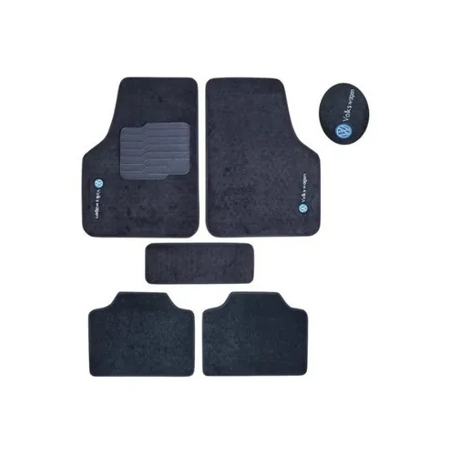 Jogo Tapete Carpete Bordado 05 Peças Universal Vw mzytb ssdvg