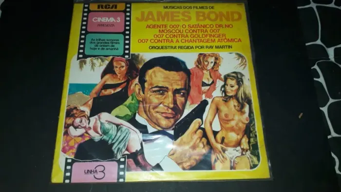 Discos LP 007 musicas dos Filmes antigos James Bond