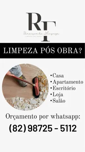 Limpeza pós obra e faxina