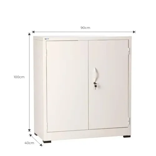 Armário de aço 100cm com duas portas