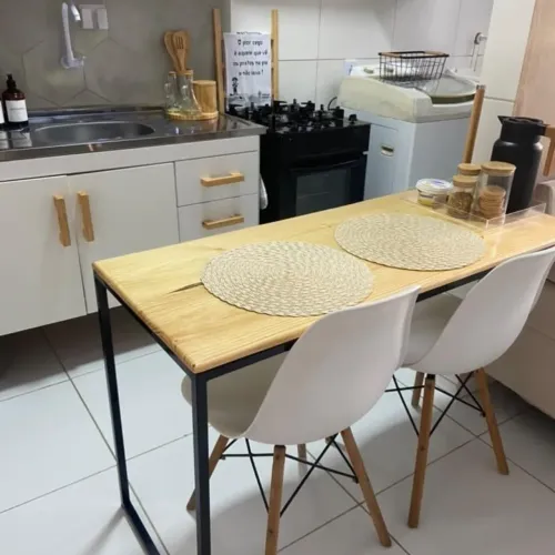 120x75x50 Mesa jantar sala Cozinha Pratilheira Estante escrivaninha escritório