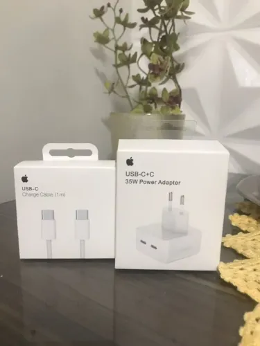 Carregador iPhone Turbo 35W Apple Usb-C (Original) - Com Garantia