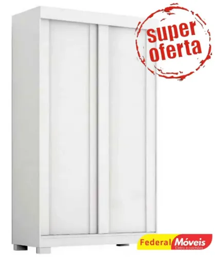 Guarda Roupa com 2 Portas de Correr Novo Fazemos Entrega
