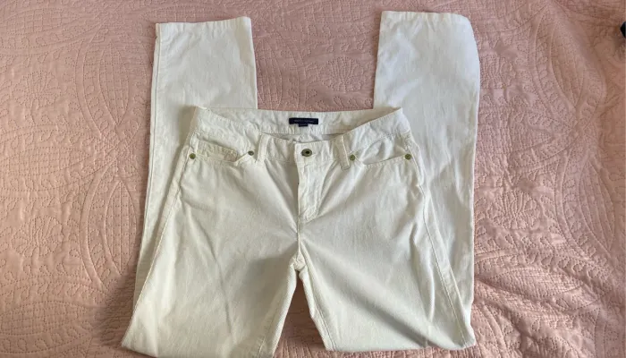 Calça Tommy Hilfiger Branca 36 Original 