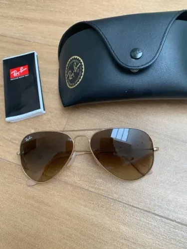 Óculos de sol Ray-Ban Aviador Dourado