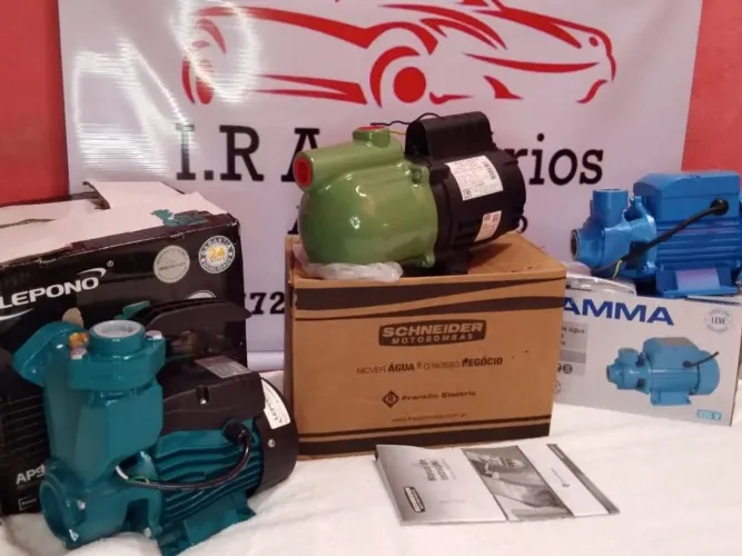 Motobomba periférica e autoaspirante 1/2cv - Nova aceito cartão!