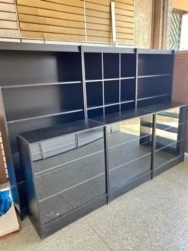 Kit moveis para loja MDF preto