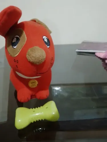 Cachorro de Pelúcia Interativo com Osso