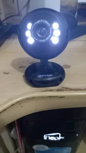 Webcam multilaser nova sem Uso 720 megapixels,leve,preta,com copia nota de compra ,usb .