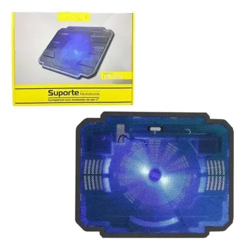 Suporte Base P/ Notebook Até 17' Polegadas C/ Cooler