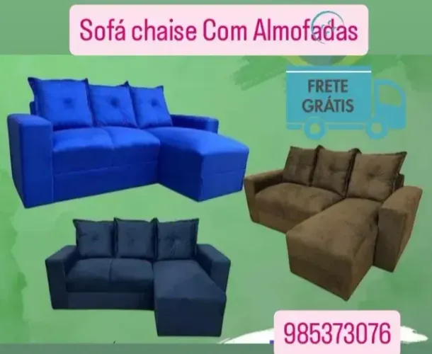 Promoção de Sofá Chaise em vários modelos ! Aproveite 