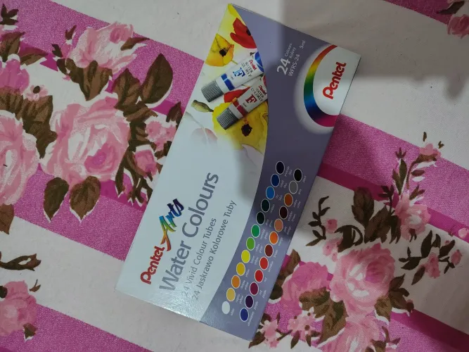 Tintas aquarela Pentel 24 cores