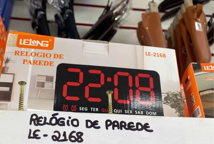 Relógio de Parede Digital LE-2168