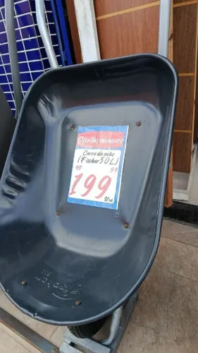 Carrinho de mão Fischer 50L