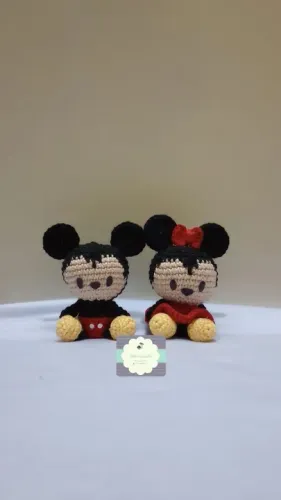 Mickey e Minnie Amigurumi 