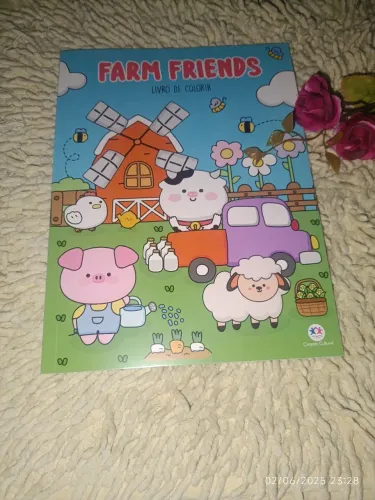 Livro para colorir Farm Friends