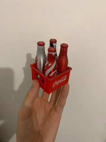 Garrafinhas Da Coca com Engradado Mini