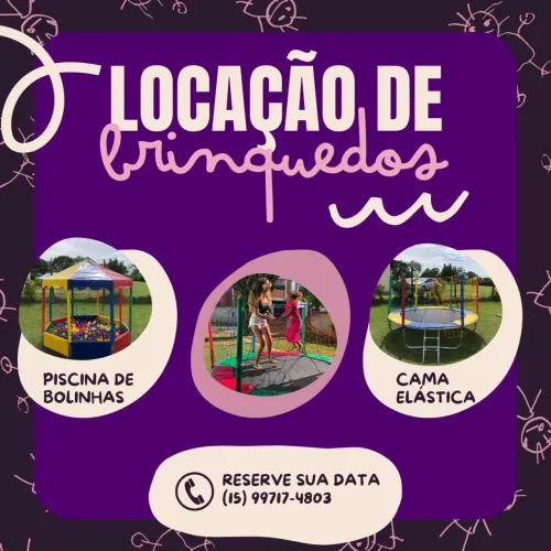 Locação de brinquedos