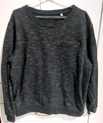 Casaco Moletom Masculino G Preto Ótimo Estado