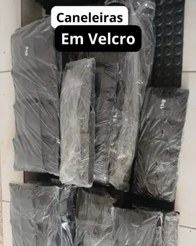 Caneleiras Profissionias e com Velcro para Musculação 