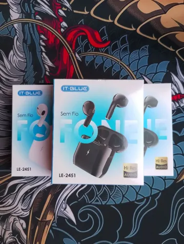 Fone de Ouvido Bluetooth IT-BLUE Sem Fio LE-2451 ( Promoção )
