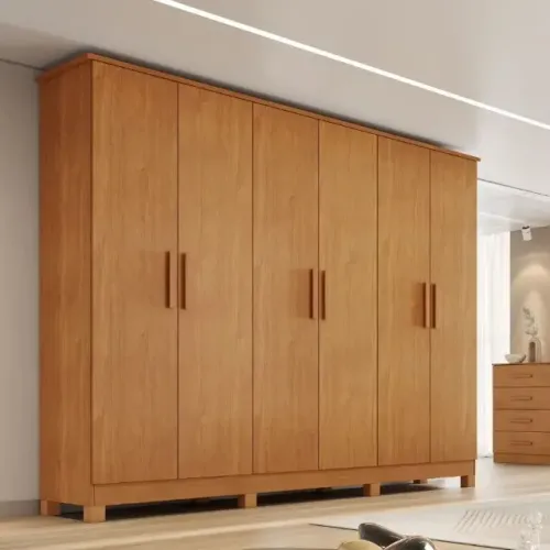 Guarda Roupa 2.12M Casal 6Portas Compacto 100%MDF. Produto Novo Direto de Fábrica.