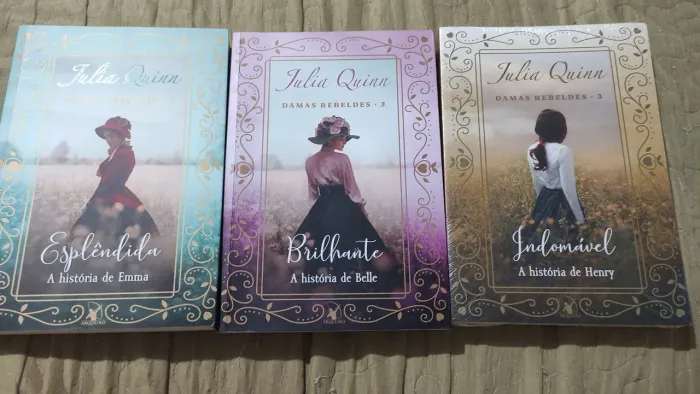 Box Dama Rebeldes - Julia Quinn - Volume 1,2 e 3