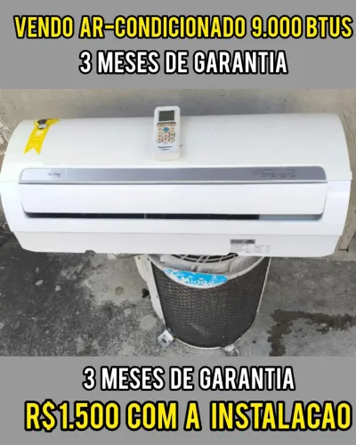 VENDO AR-CONDICIONADO 9.000 BTUS 