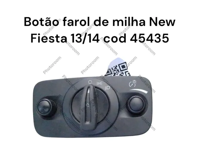 Botão Farol De Milha New Fiesta 13/14 Cod 45435